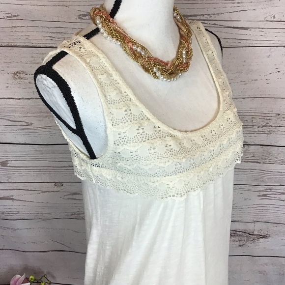 J. Crew Scallop Lace Shell Blouse Extra Small - Picture 5 of 9